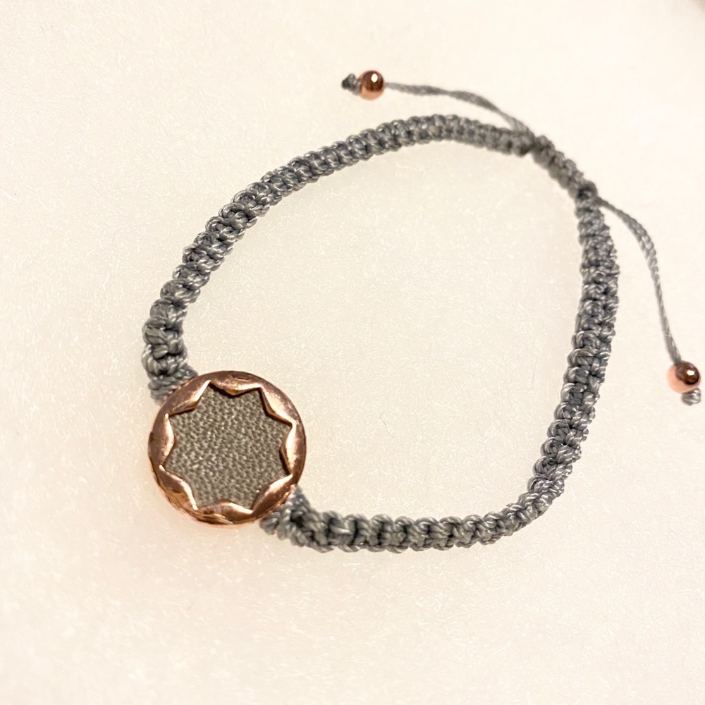 House of Harlow Adjustable Braided Bracelet